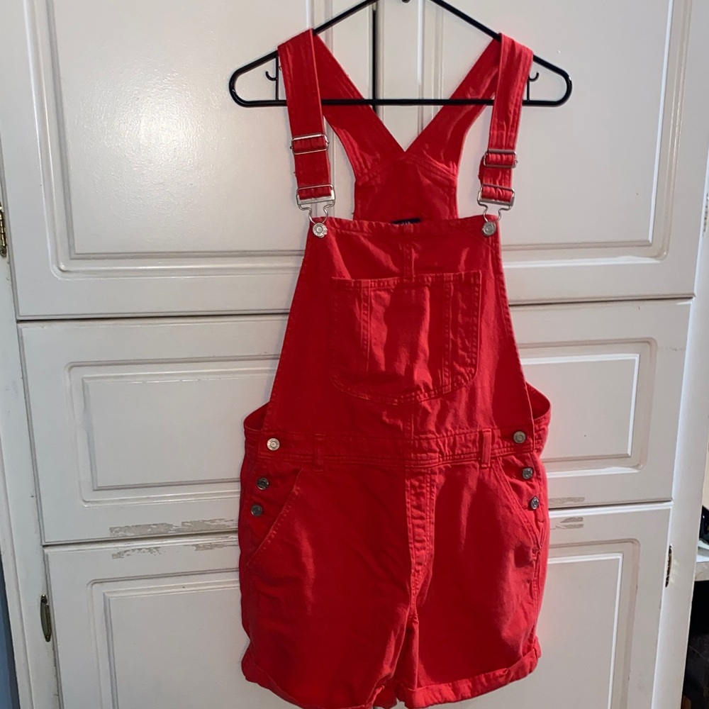 GAP Scarlet Denim Overalls
